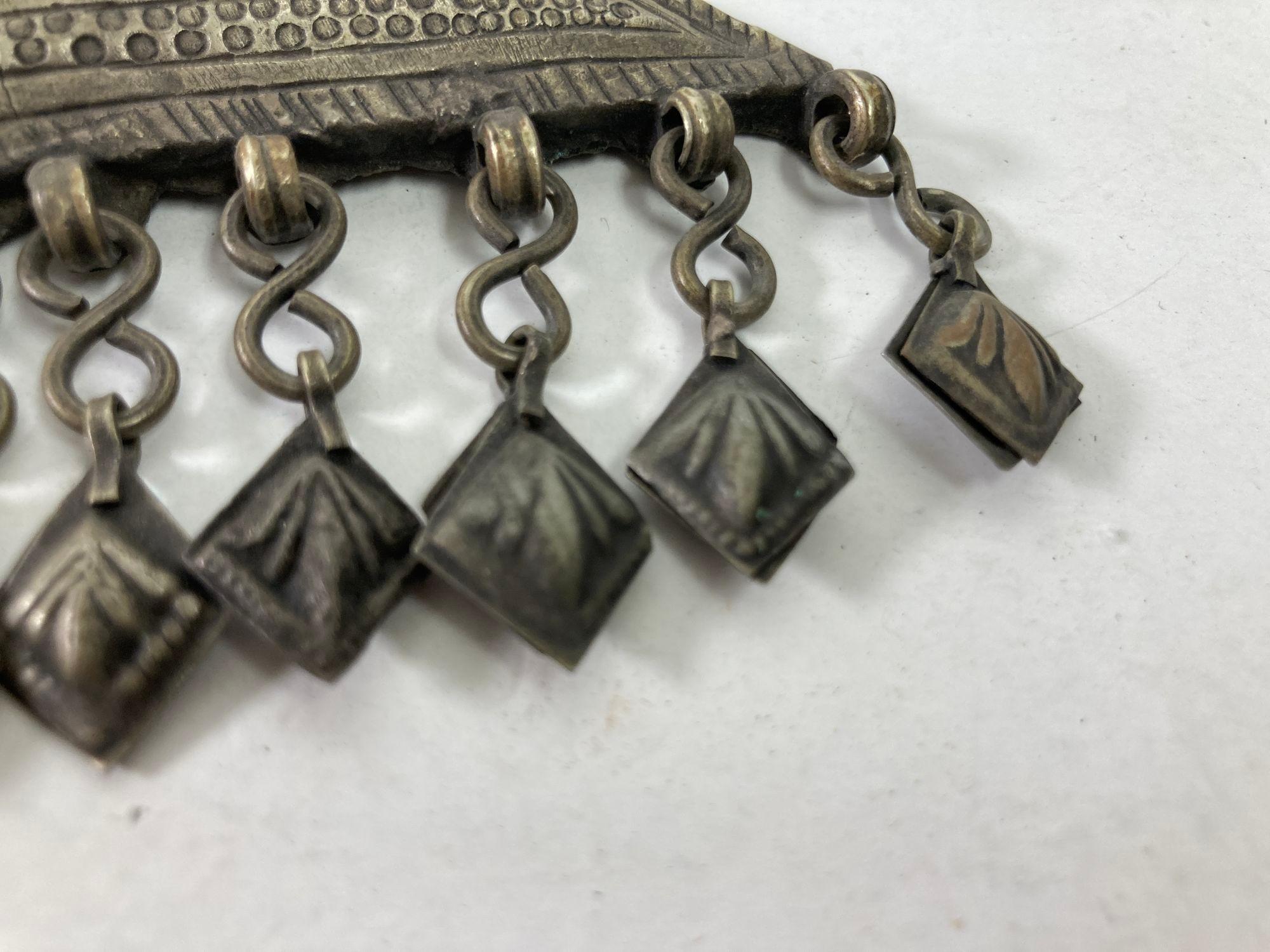 Antique Silver Repousse Islamic Talisman Holder For Sale 6