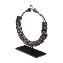 Antique Silver Ring Necklace, Miao Minority, Early 20th Century