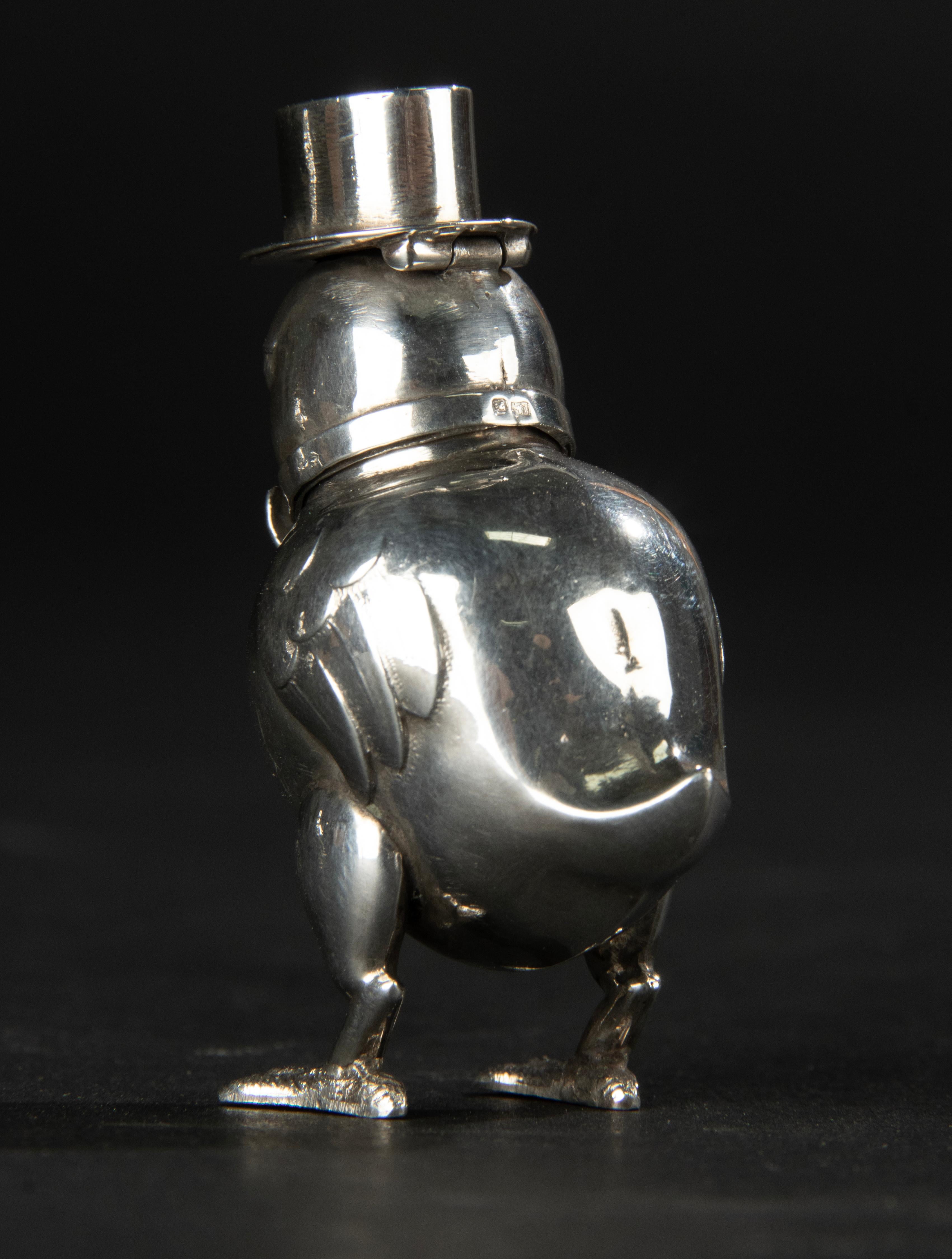 Antike Salz- und Pfeffertöpfe aus Silber  im Angebot 8