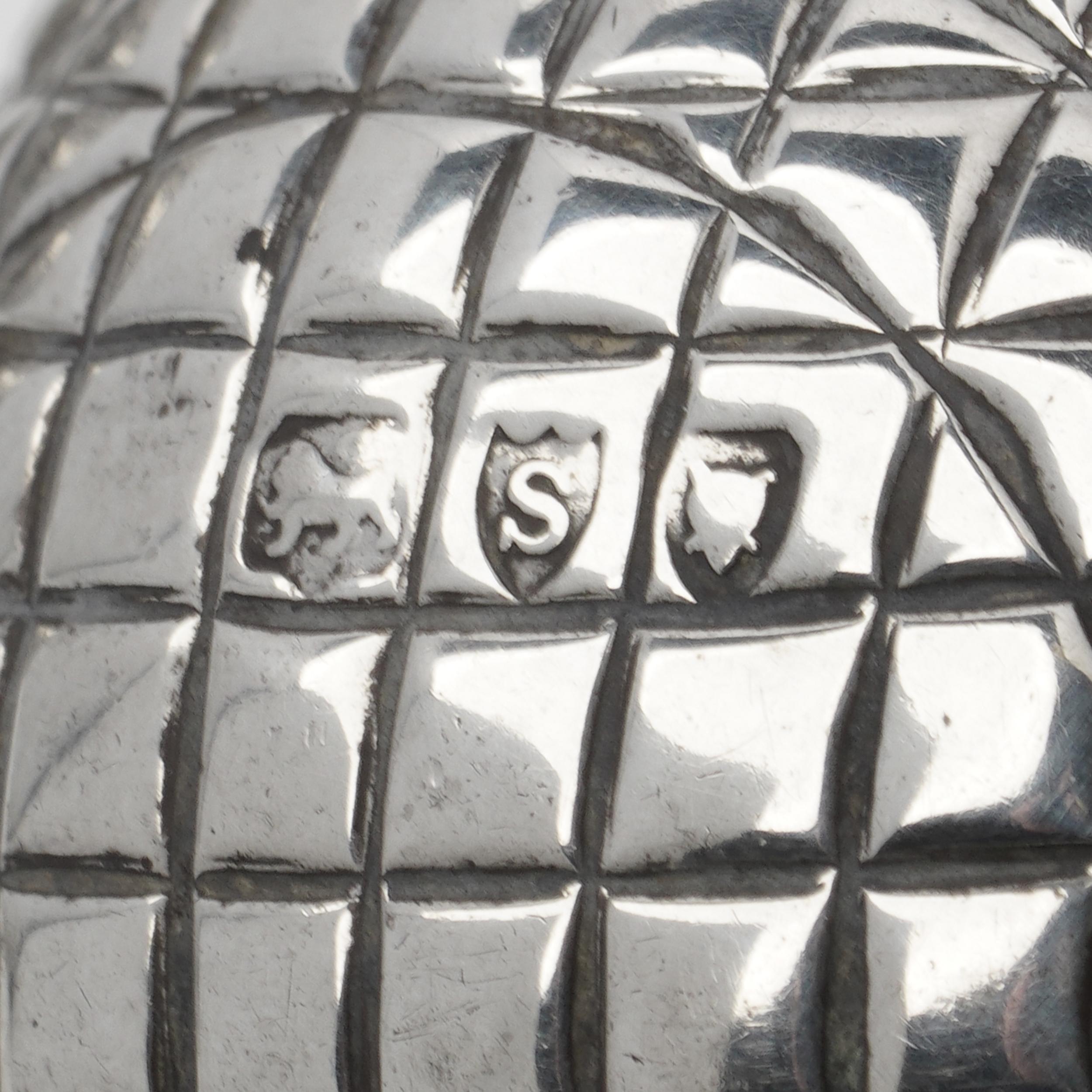 XIXe siècle Salières et poivrières anciennes en argent, Londres, 1893 en vente