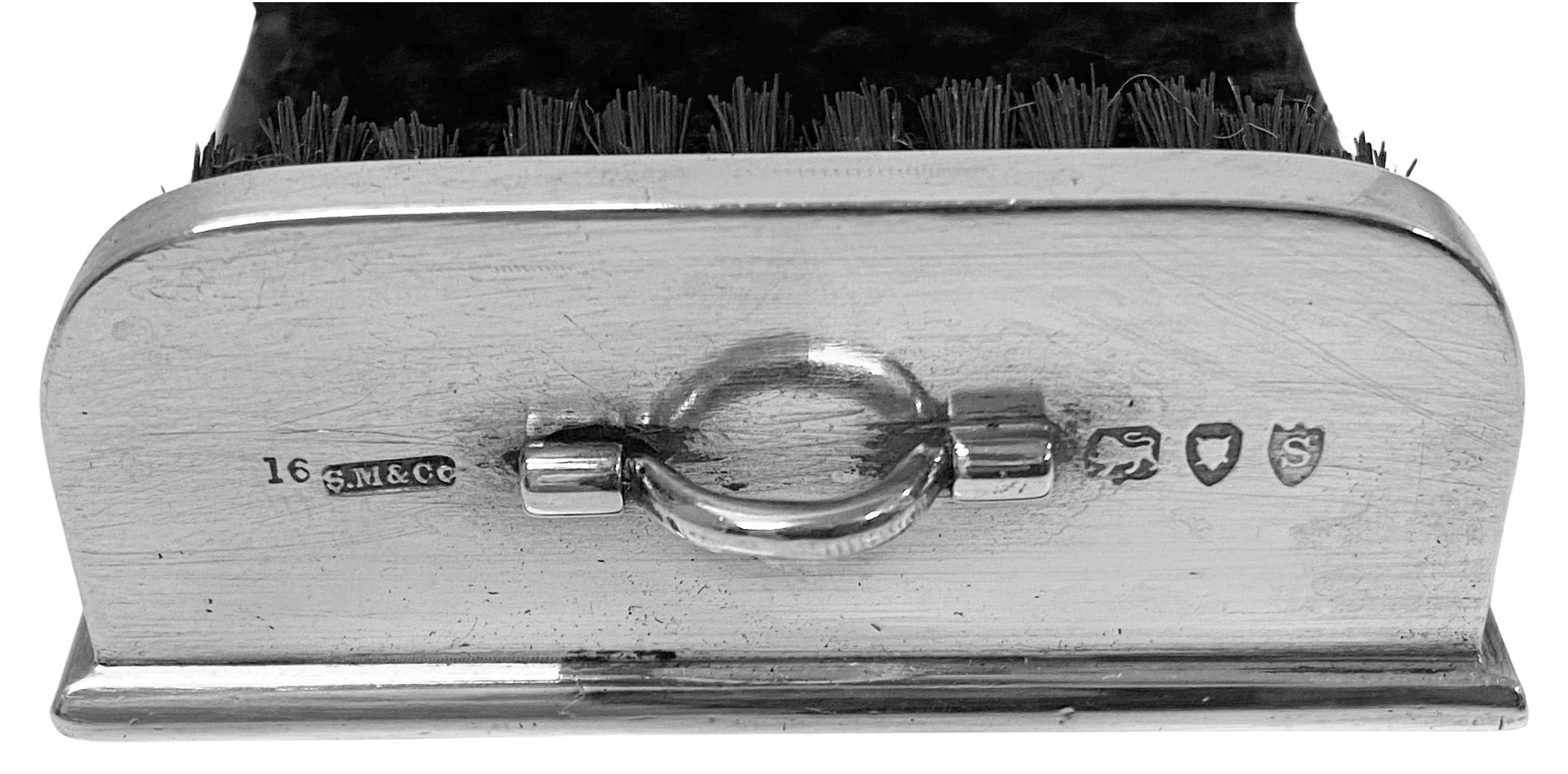 Antique Silver Sampson Mordan Ink Pen wipe London 1893 original brushes 1