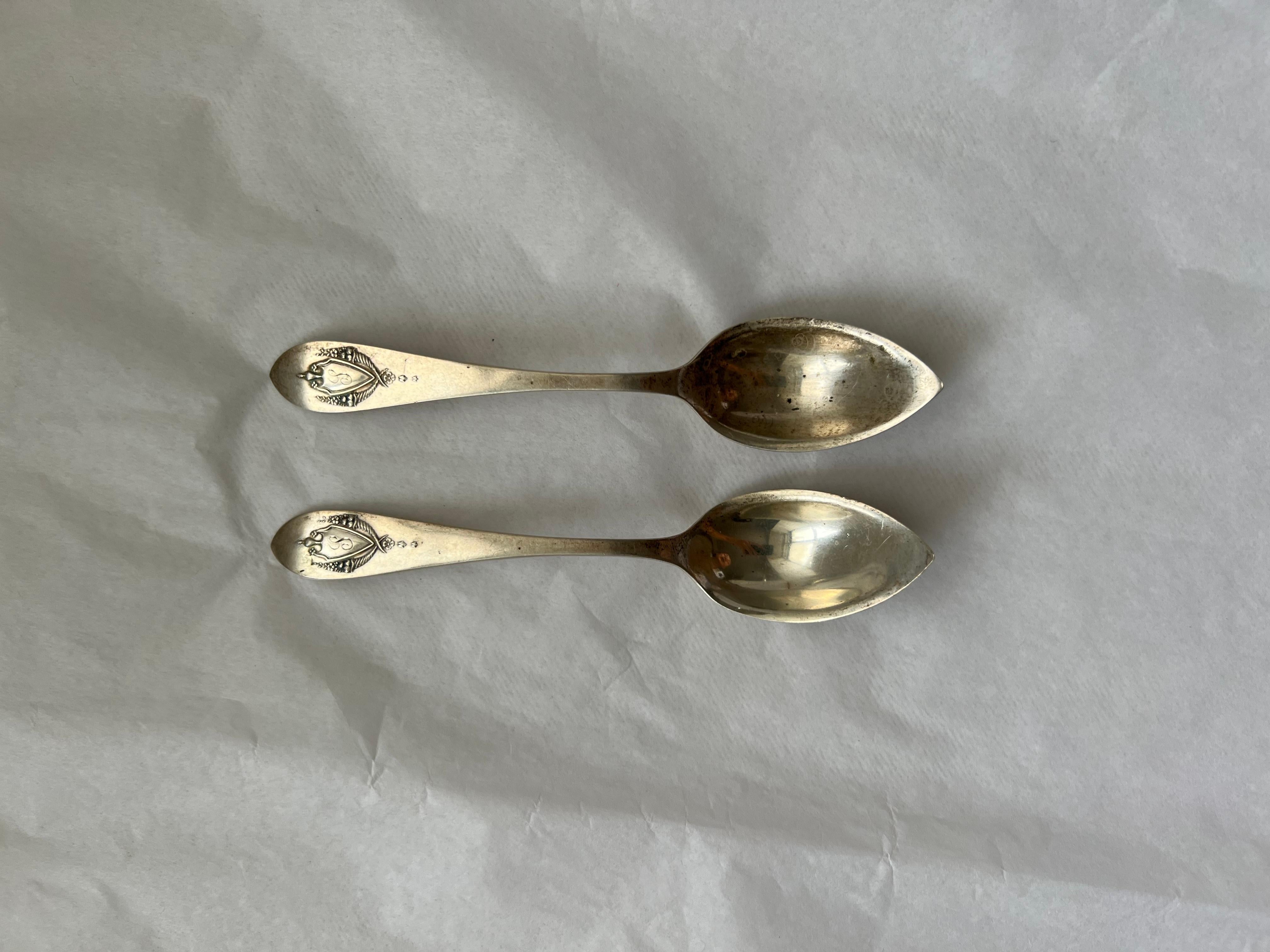 vintage silver spoons