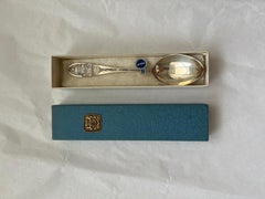 Cuchara de plata antigua Galt Vintage Estate Artículo de plata Menaje de cocina Seminuevo