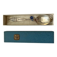 Antico cucchiaio d'argento Galt Vintage Estate Item Argenteria da cucina Pre-Owned