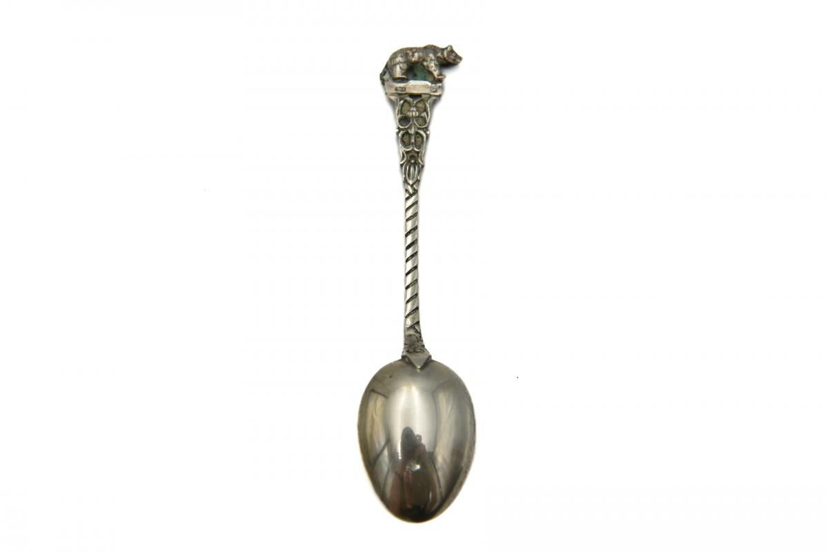 Silver Antique silver spoon, Switzerland - Berne, late 19th century. For Sale