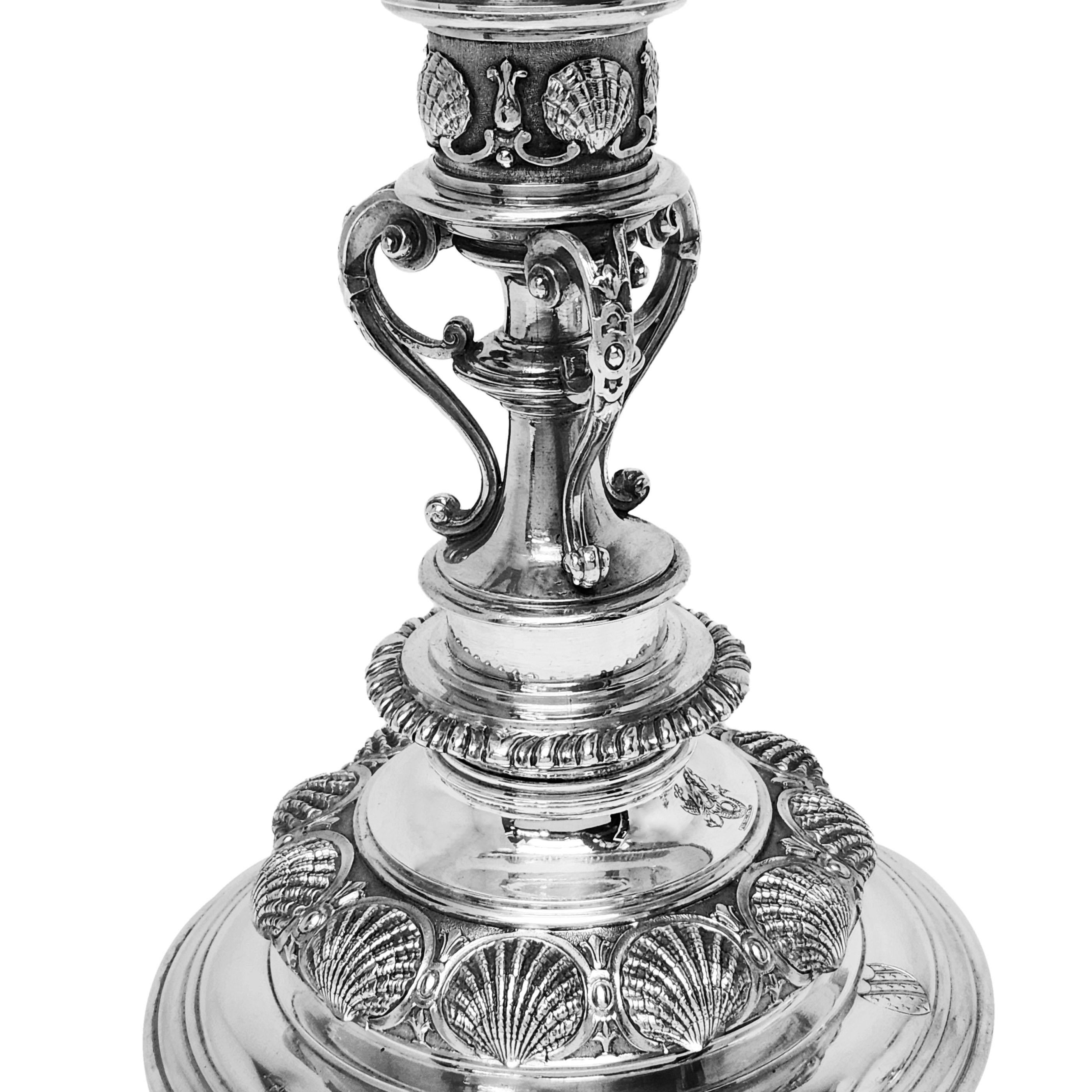 Antique Silver Steeple Cup Lidded Cup & Cover 1902 17th Century Style  en vente 4