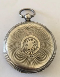 Antique Silver Swiss Made Pocket Watch Signed H. Samuel Manchester Acme Lever