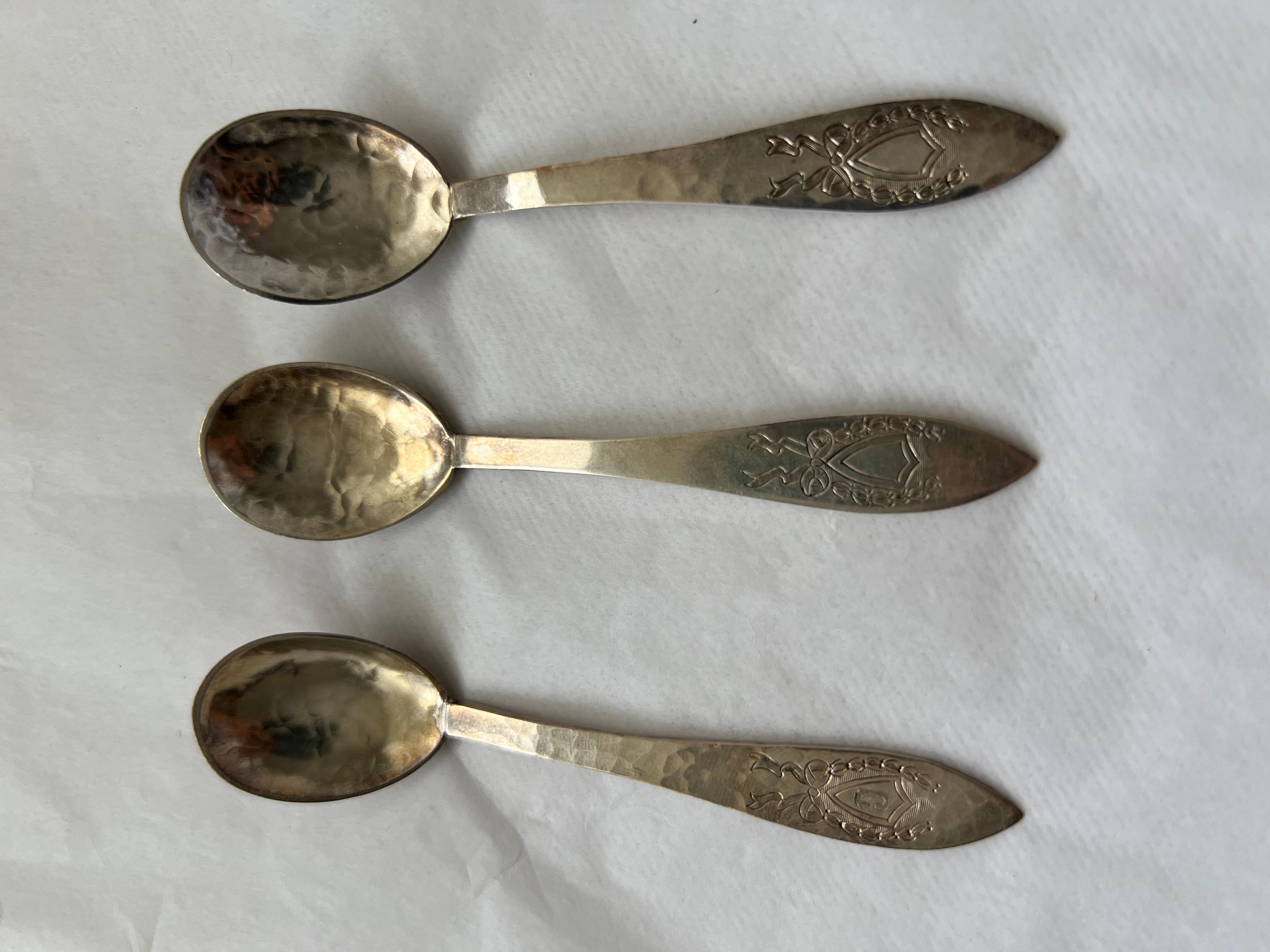 branford silver plate mickey mouse spoon