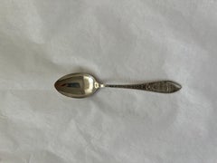 Antique Silver Teaspoon Galt Vintage Estate Classic Capitol Washington DC