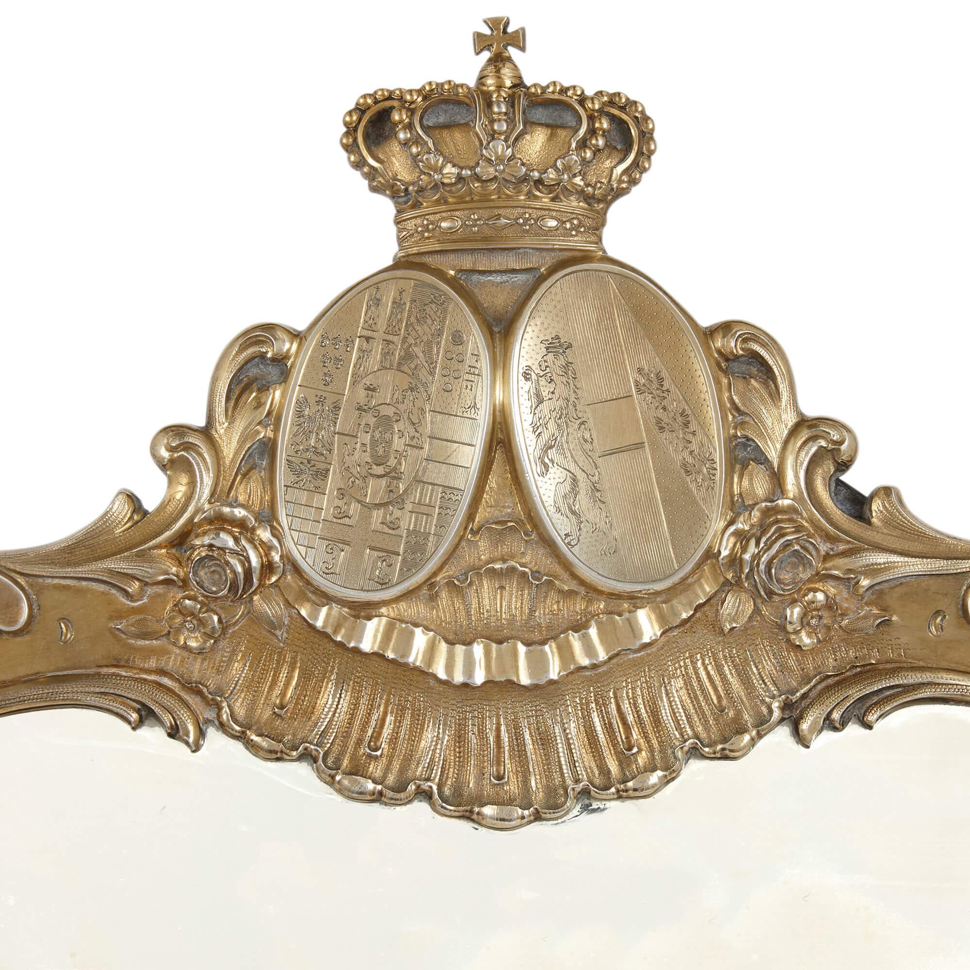 Juego de tocador de plata antigua para el duque de Parma por Josef Carl Klinkosch en Bueno estado para la venta en London, GB