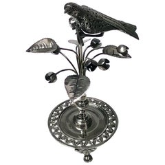 Antique Silver Toothpick Holder, Rio de Janeiro Brazil, circa 1850