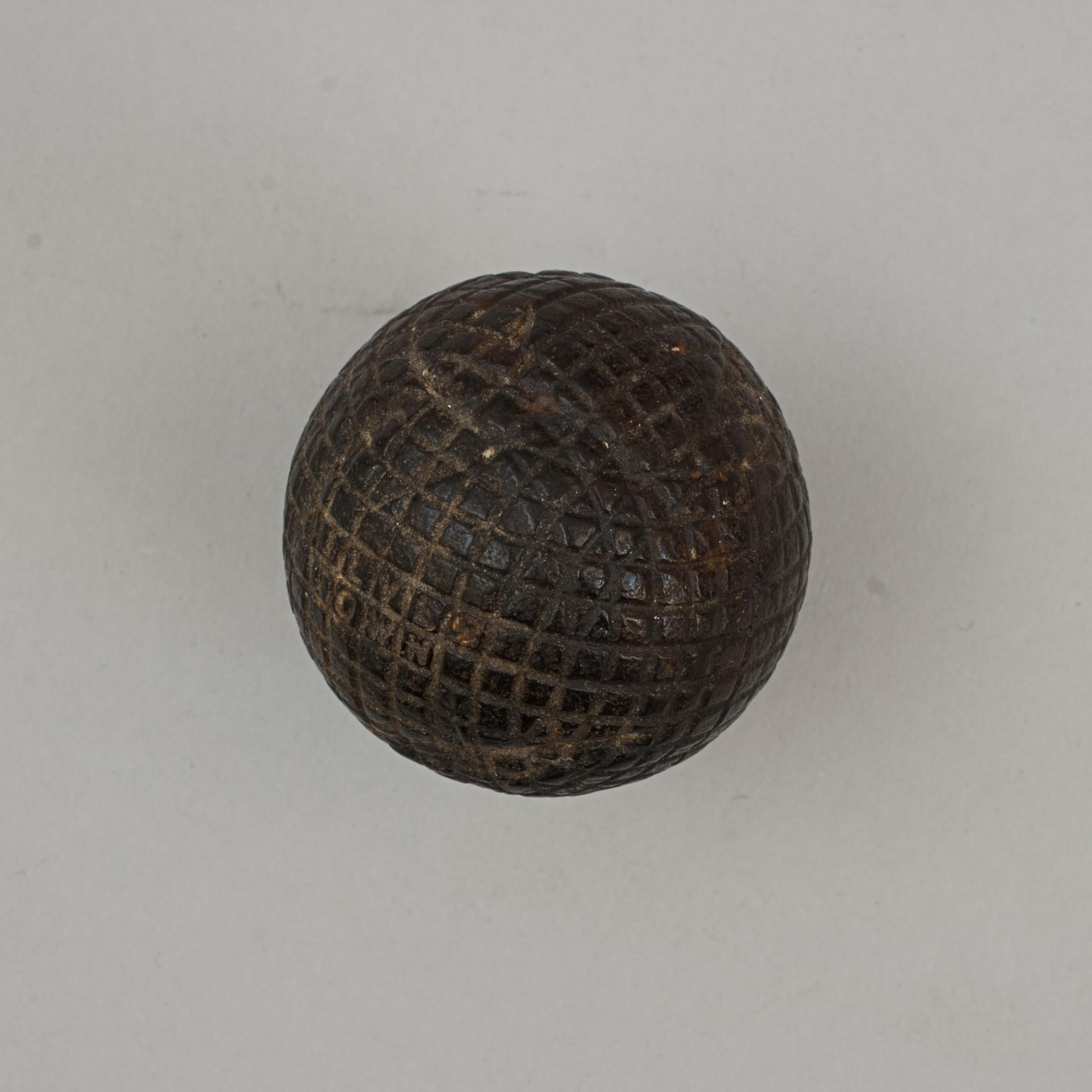 Antique Silver Town Golf Ball For Sale 1