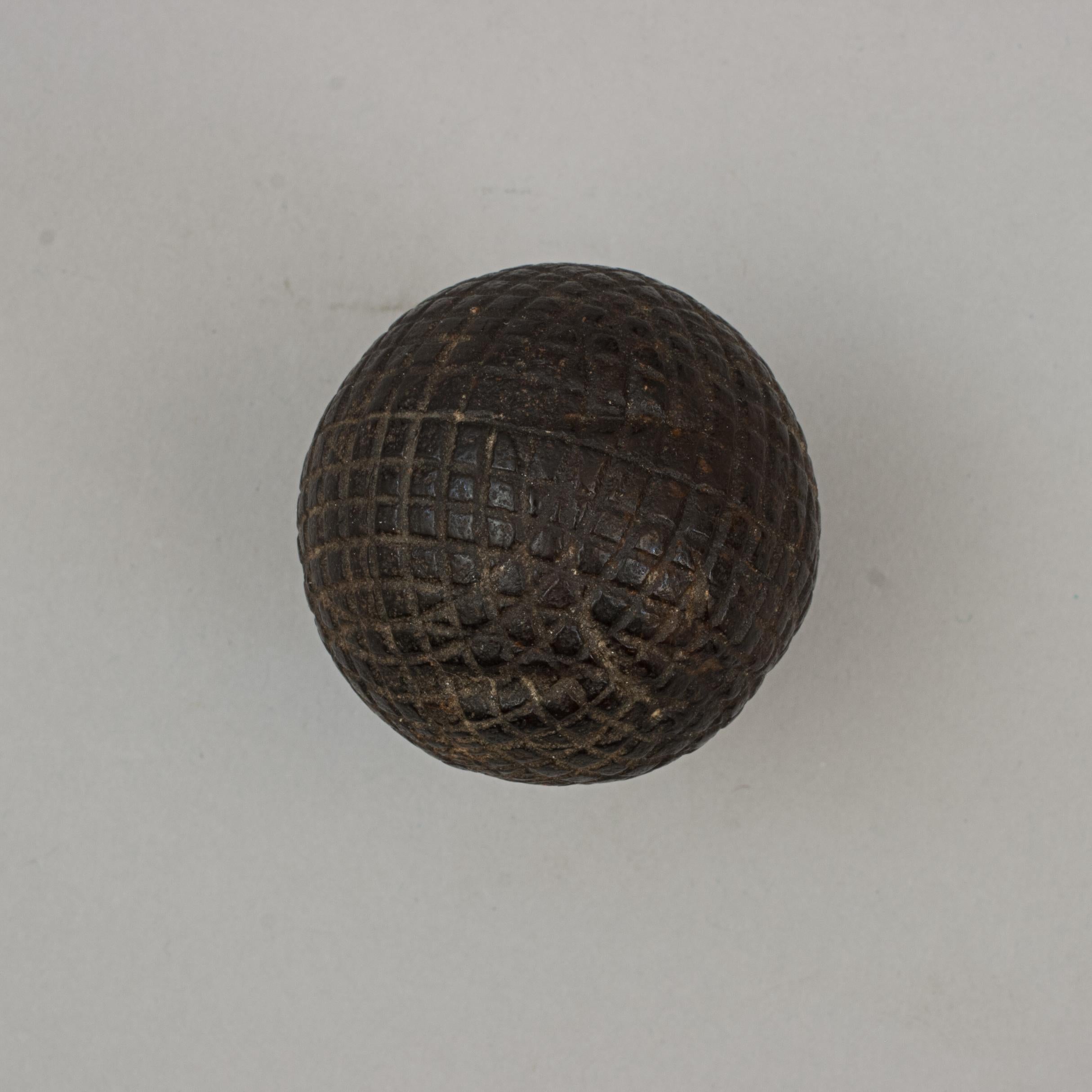 Antique Silver Town Golf Ball For Sale 2