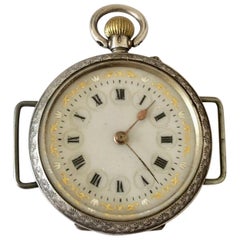 Antique Silver Trench Watch