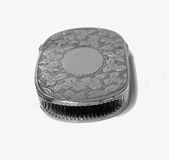 Antique Silver Vesta Birmingham 1893 Rolason Bros