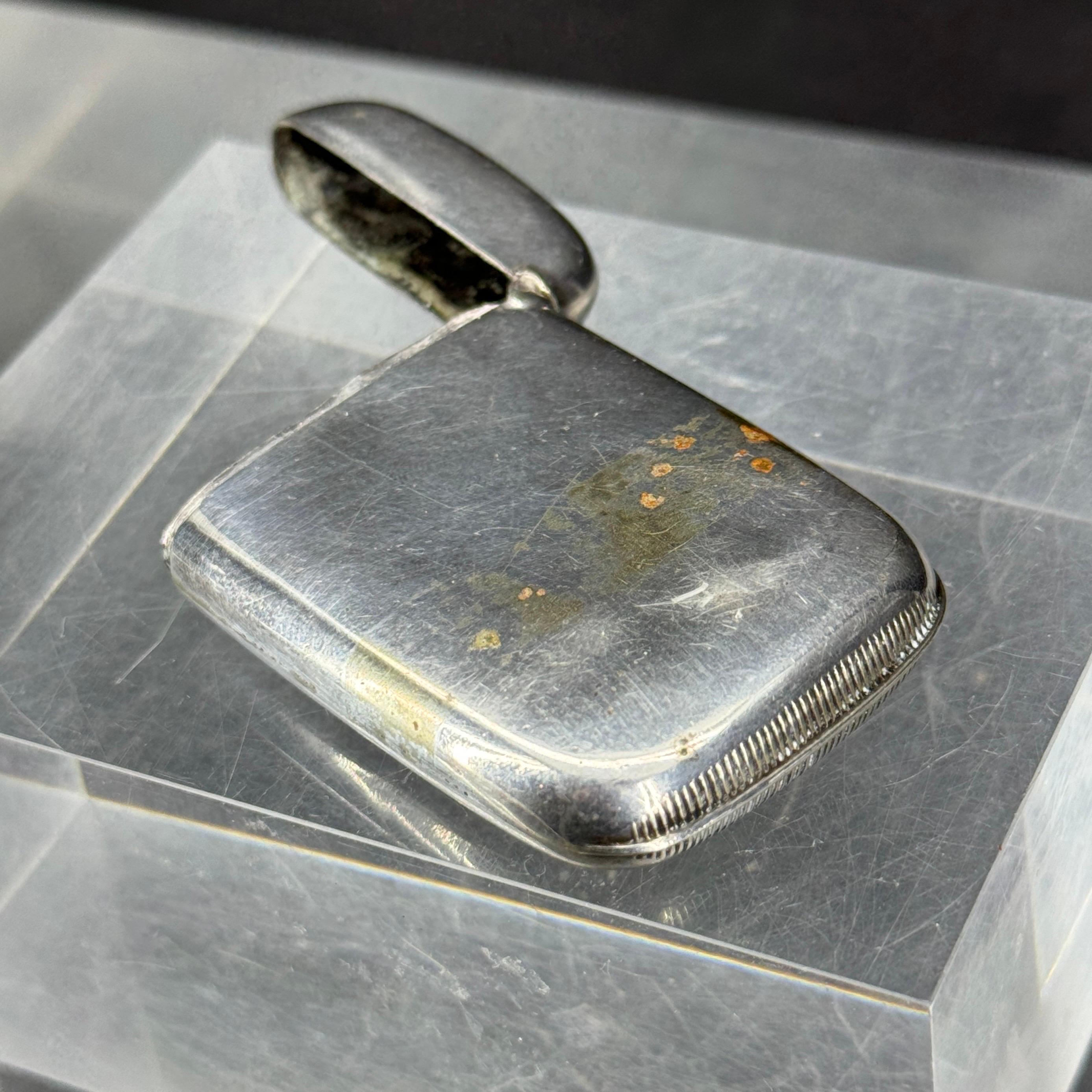 Antike Vesta Streichholzschachtel aus Silber, ca. 1920er Jahre im Angebot 6