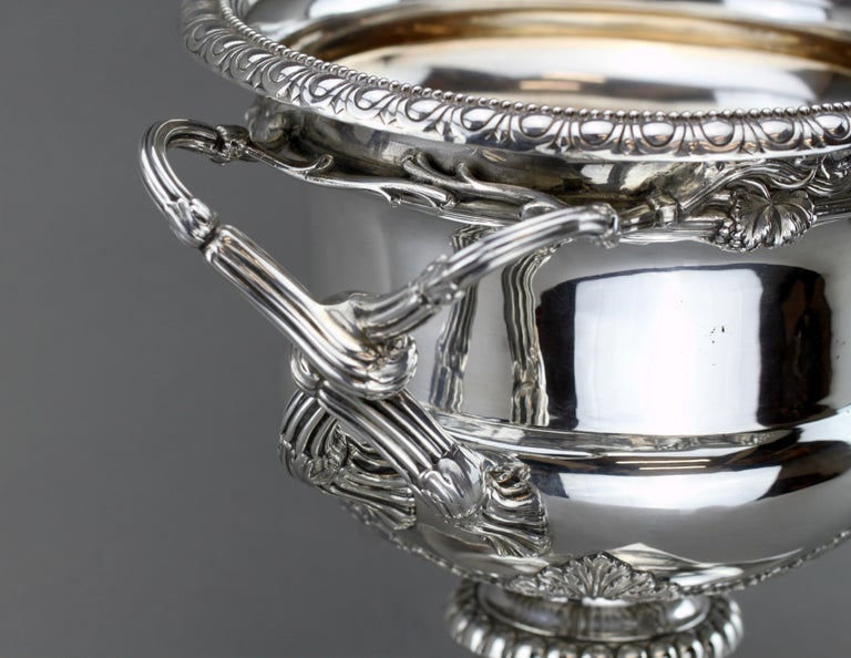 Antique Silver Warwick Vase, Silver, Walker and Hall, U.K, 1906 For
