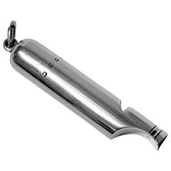 Antique Silver Whistle, Birmingham 1899 Joseph Adelman