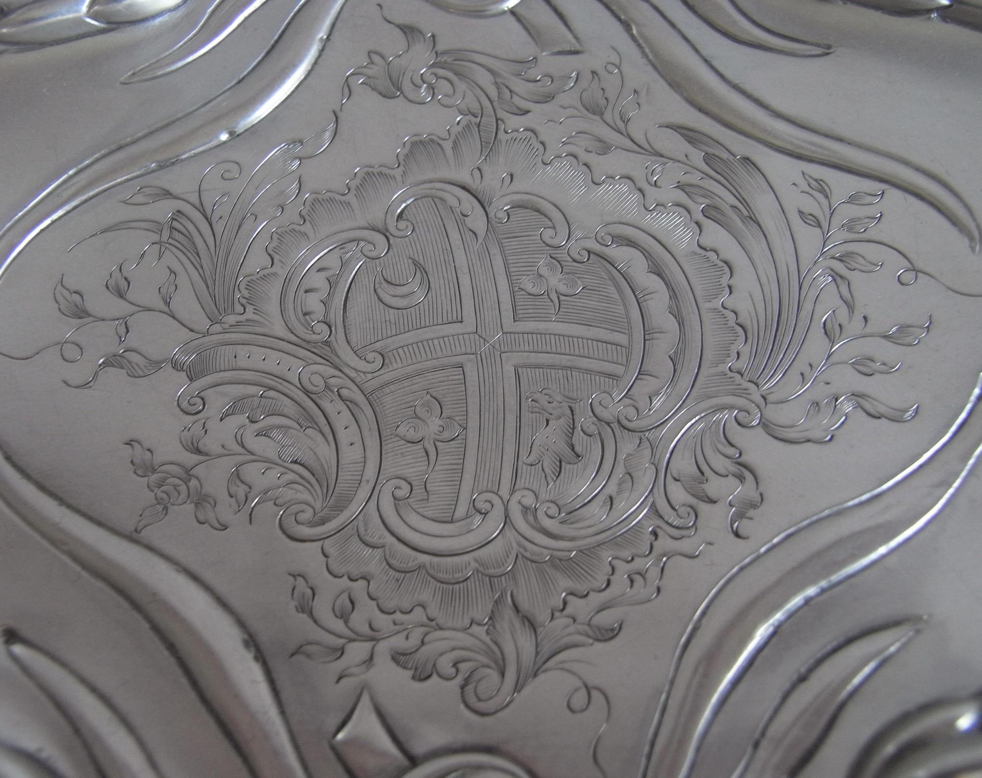 Antigua cesta de pan de alambre de plata de John Henry Vere & William Lutwyche, 1764 en Excelente estado para la venta en London, GB
