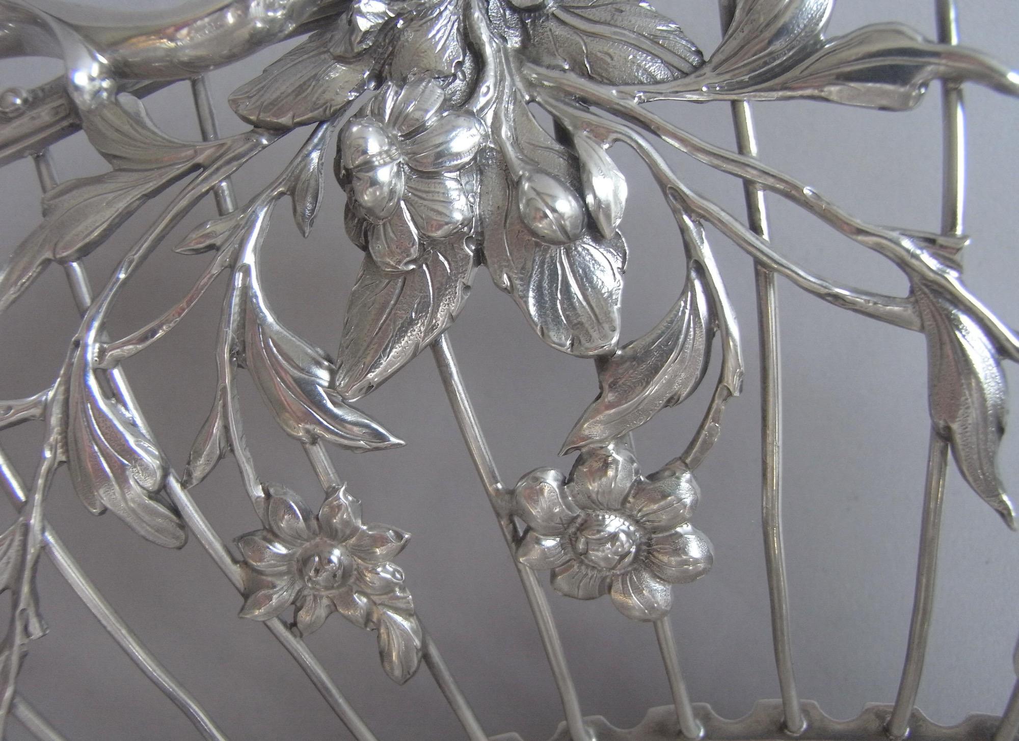 Antigua cesta de pan de alambre de plata de John Henry Vere & William Lutwyche, 1764 siglo XVIII y antes en venta