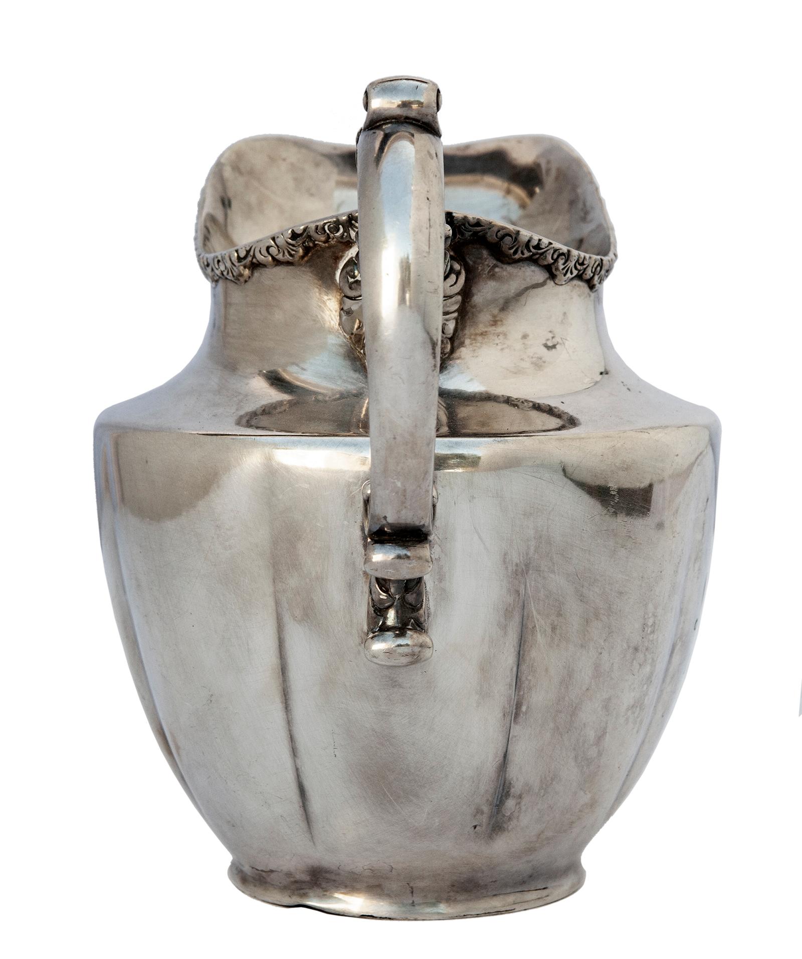 Victorien Pichet « S » antique en métal argenté avec monogramme en vente