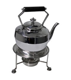 Antique Silverplate Tea Kettle on stand English C. 1883