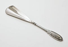 Antique Silver Plated and Stainless Shoe Horn
