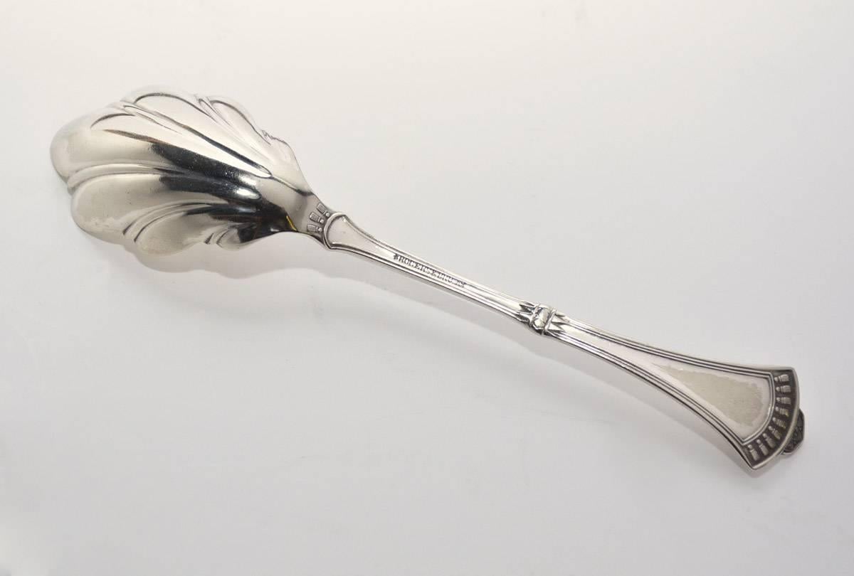 vintage silver sugar spoon