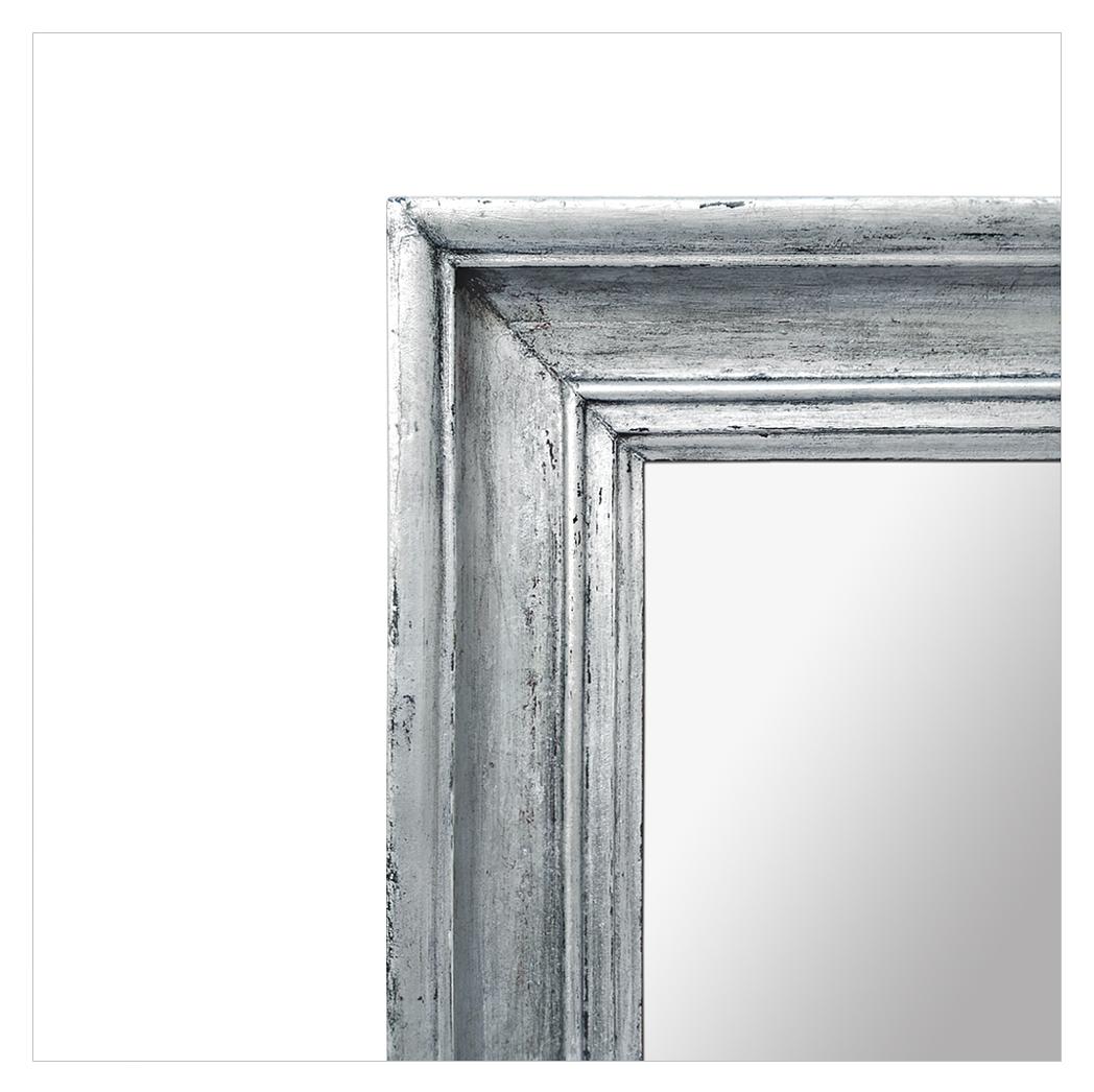 Antique Silverwood French Mirror, circa 1890 en Bueno estado para la venta en Paris, FR