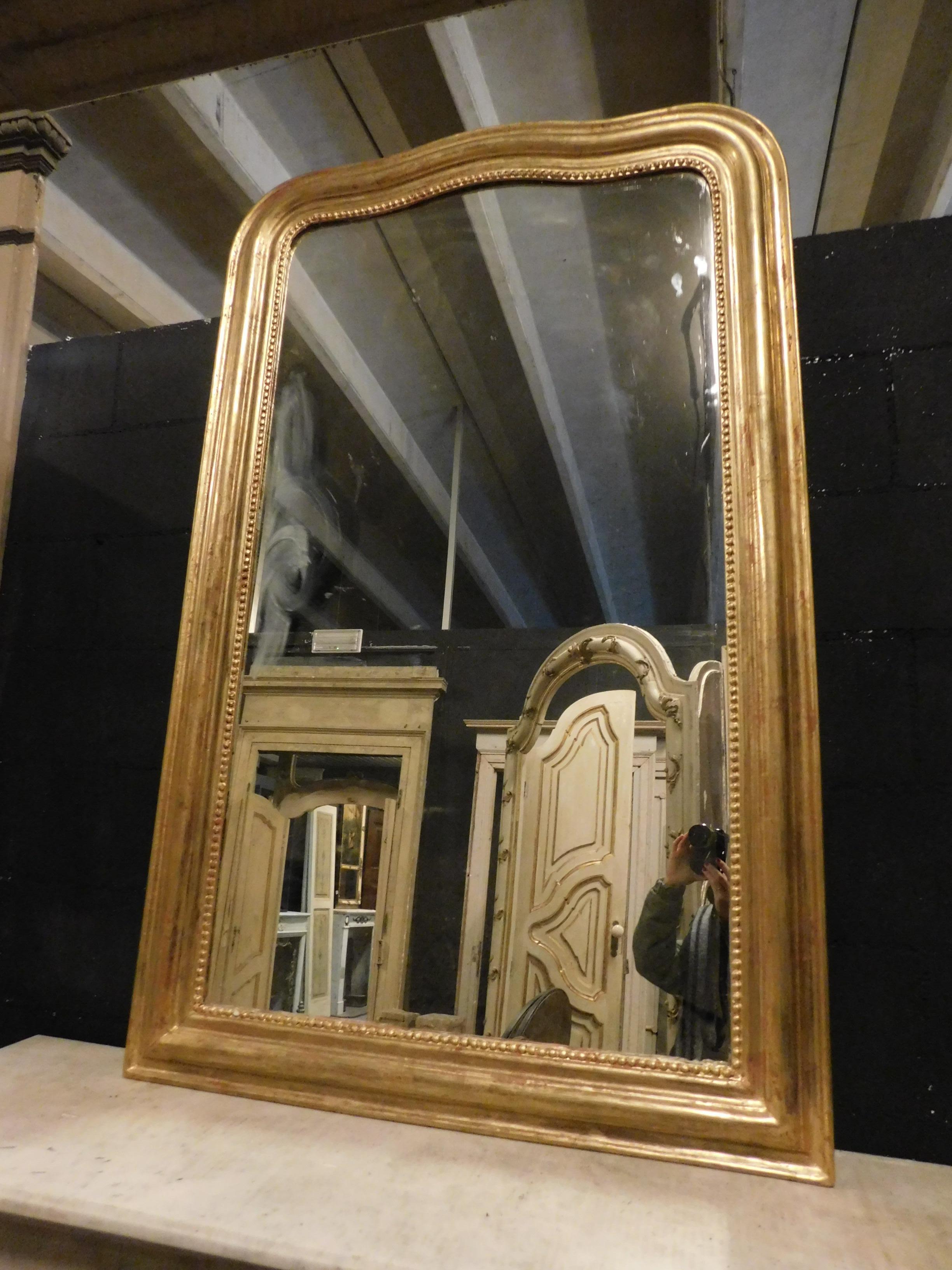 gilded antique mirror