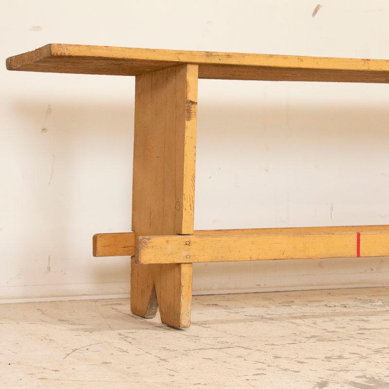 simple pine bench