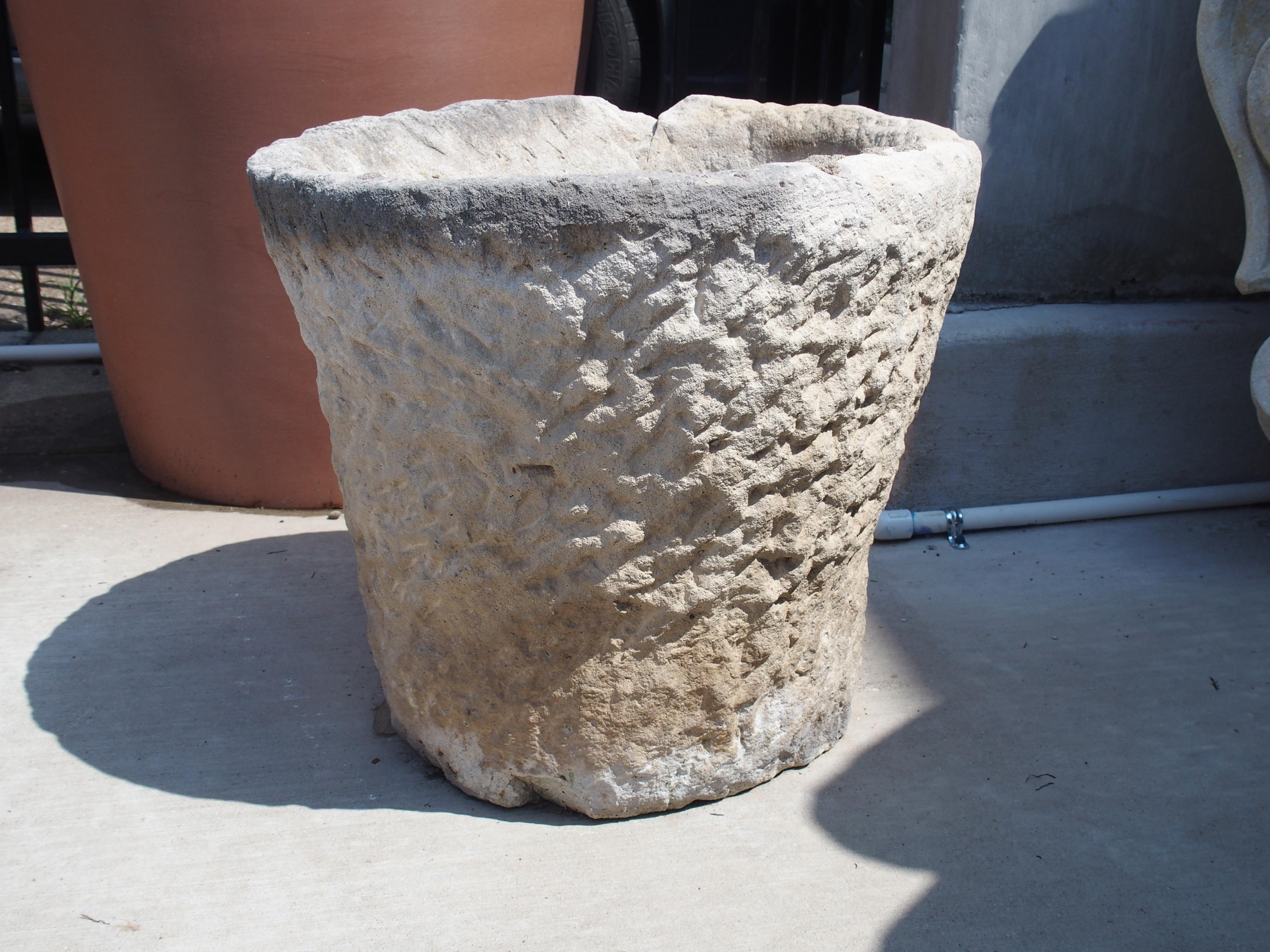 limestone planter