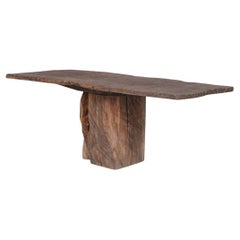 Antique Single Plank Primitive Console/Desk/Dining Table