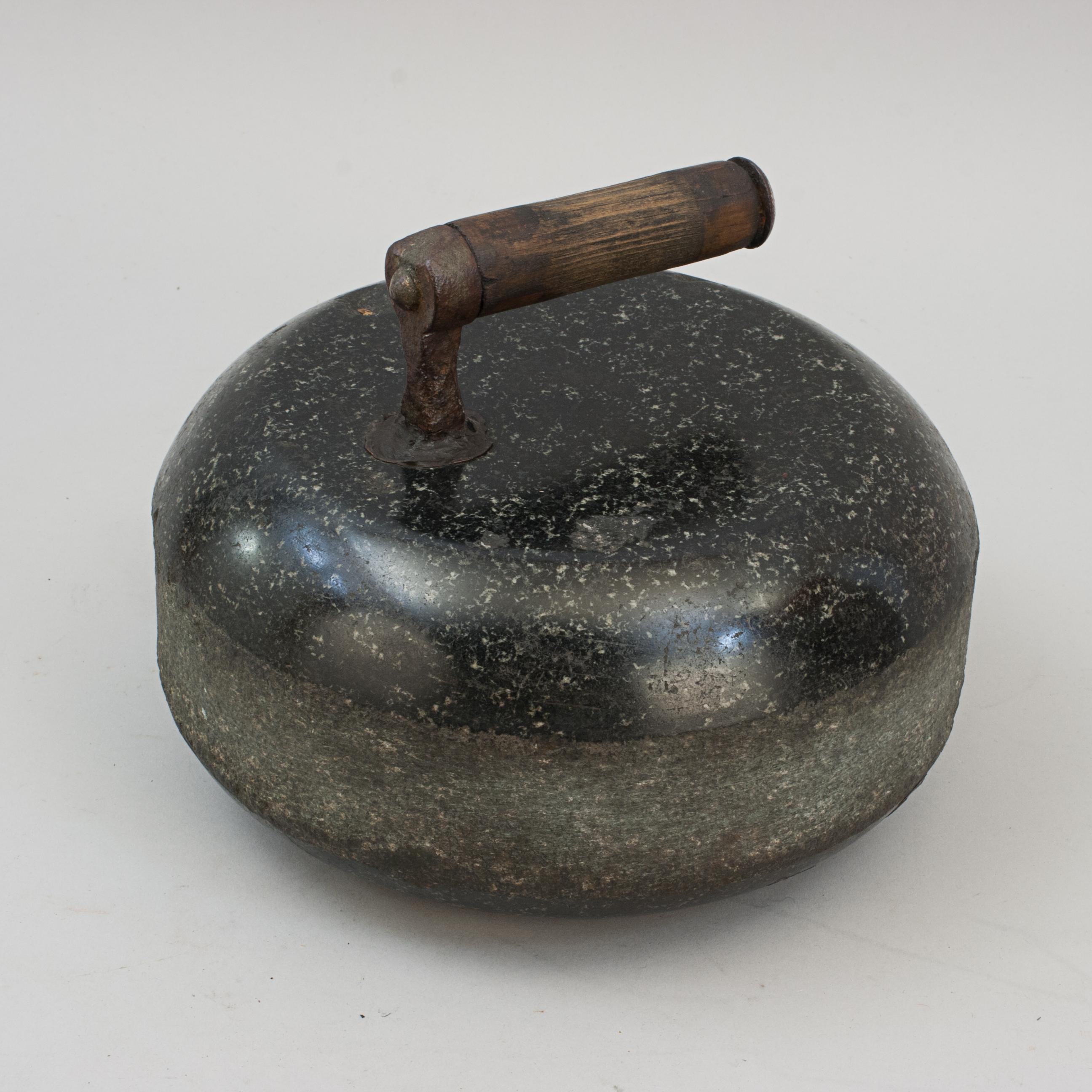 Antique Single-soled Curling Stone For Sale 2