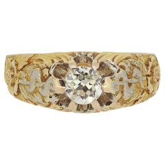 Antique Single Stone Diamond Ring