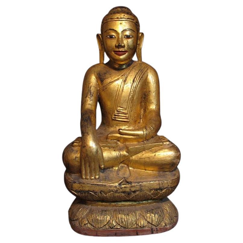 Antiker sitzender Buddha aus Birma