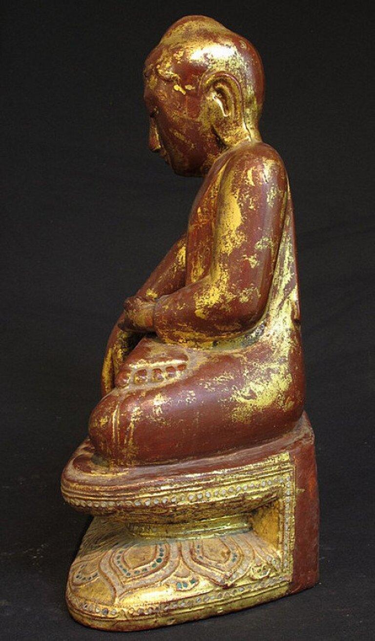Burmese Antique sitting Buddha from Burma Original Buddhas For Sale