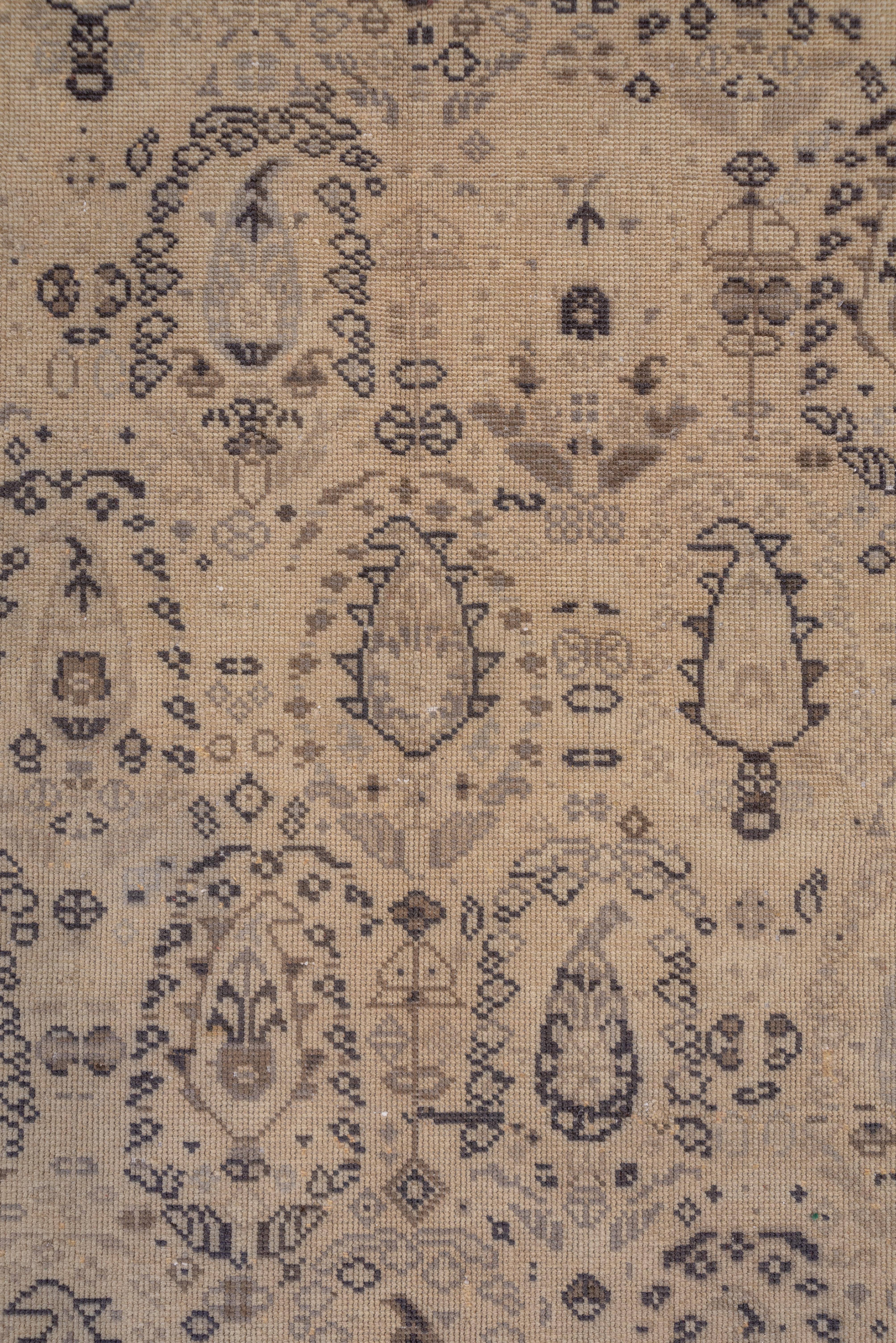 Hand-Knotted Antique Turkish Sivas Carpet  For Sale