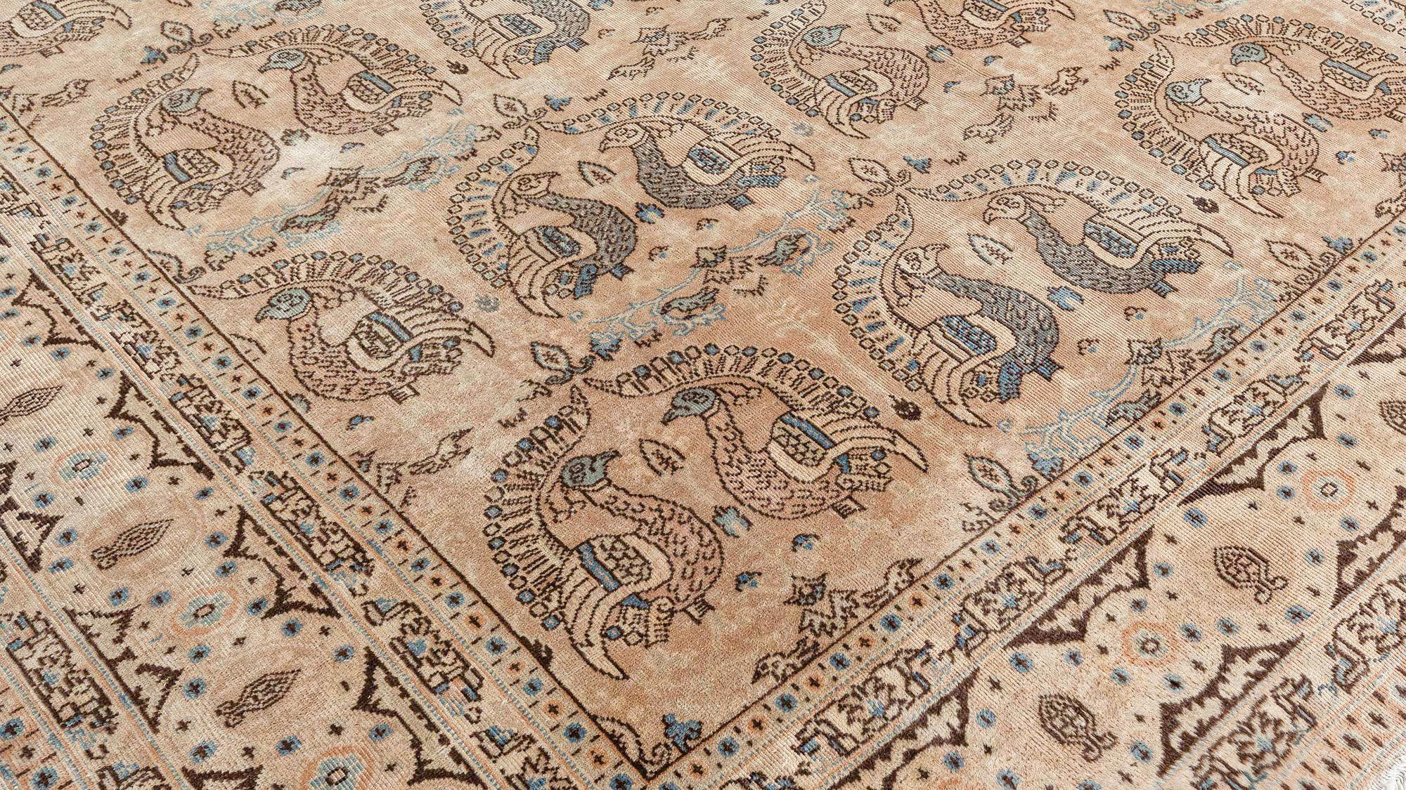 Turkish Antique Sivas Handwoven Wool Carpet For Sale
