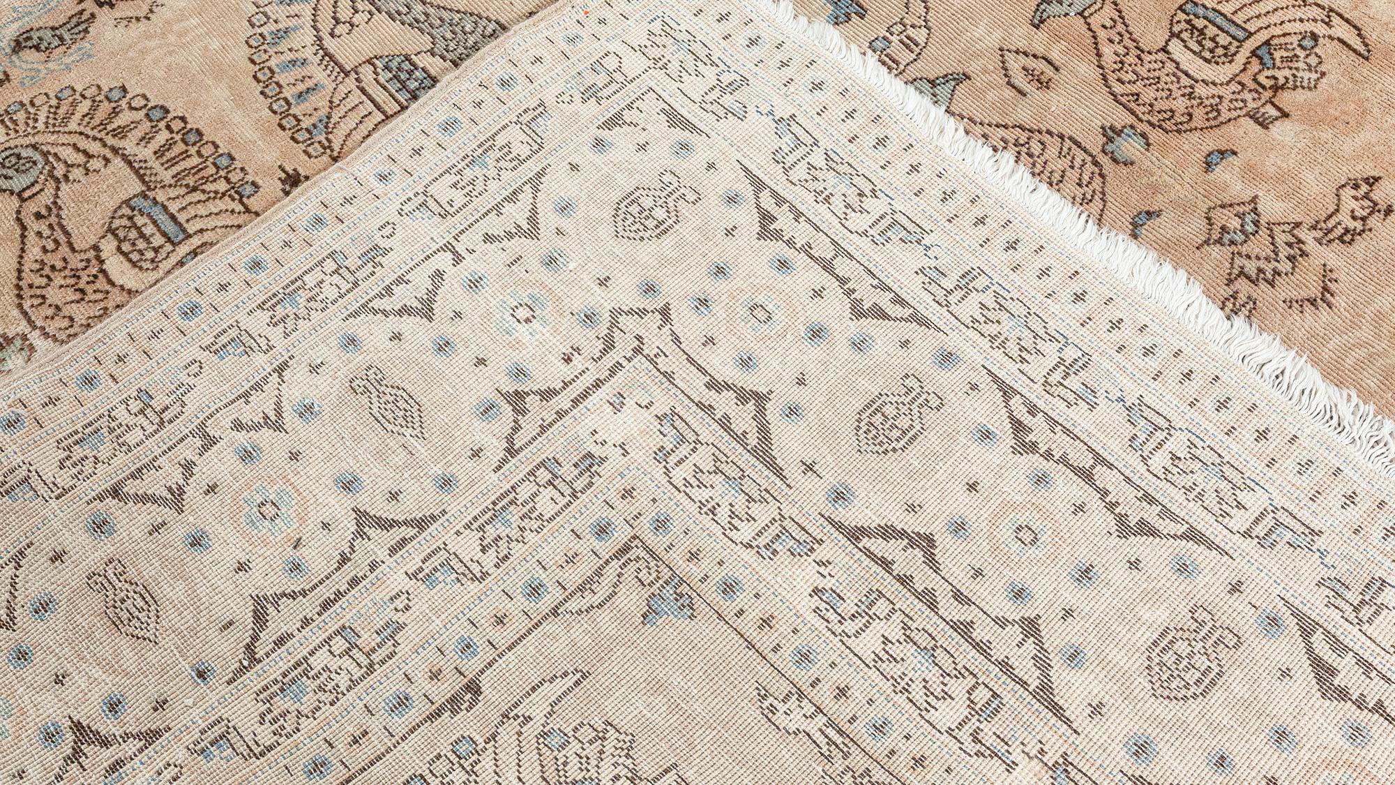 Antique Sivas Handwoven Wool Carpet For Sale 1