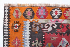 Antique Sivas Kilim Central Anatolian Old Rug Traditional Mighrab Turkish Carpet