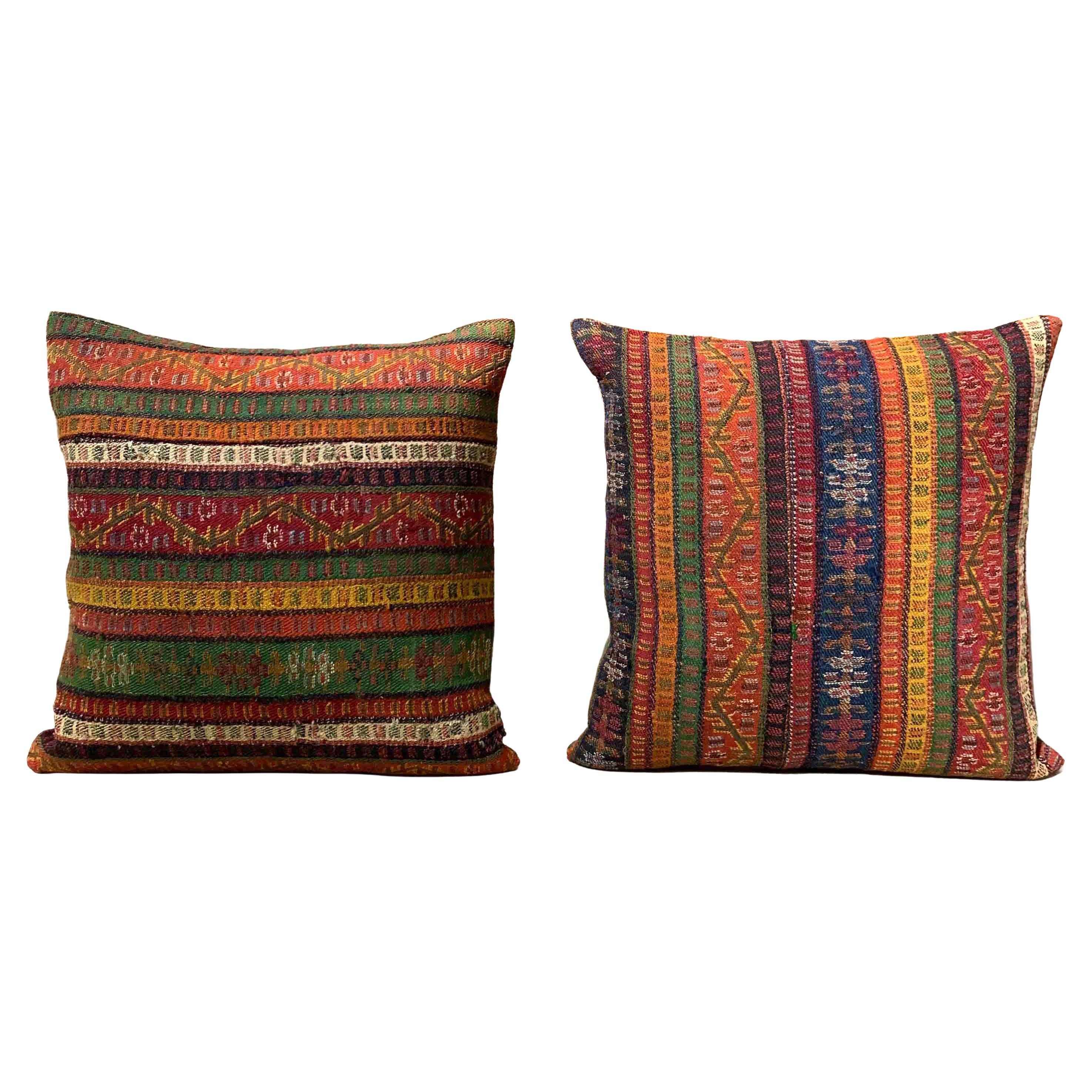 Housse d'oreiller Sivas antique (paire) en vente