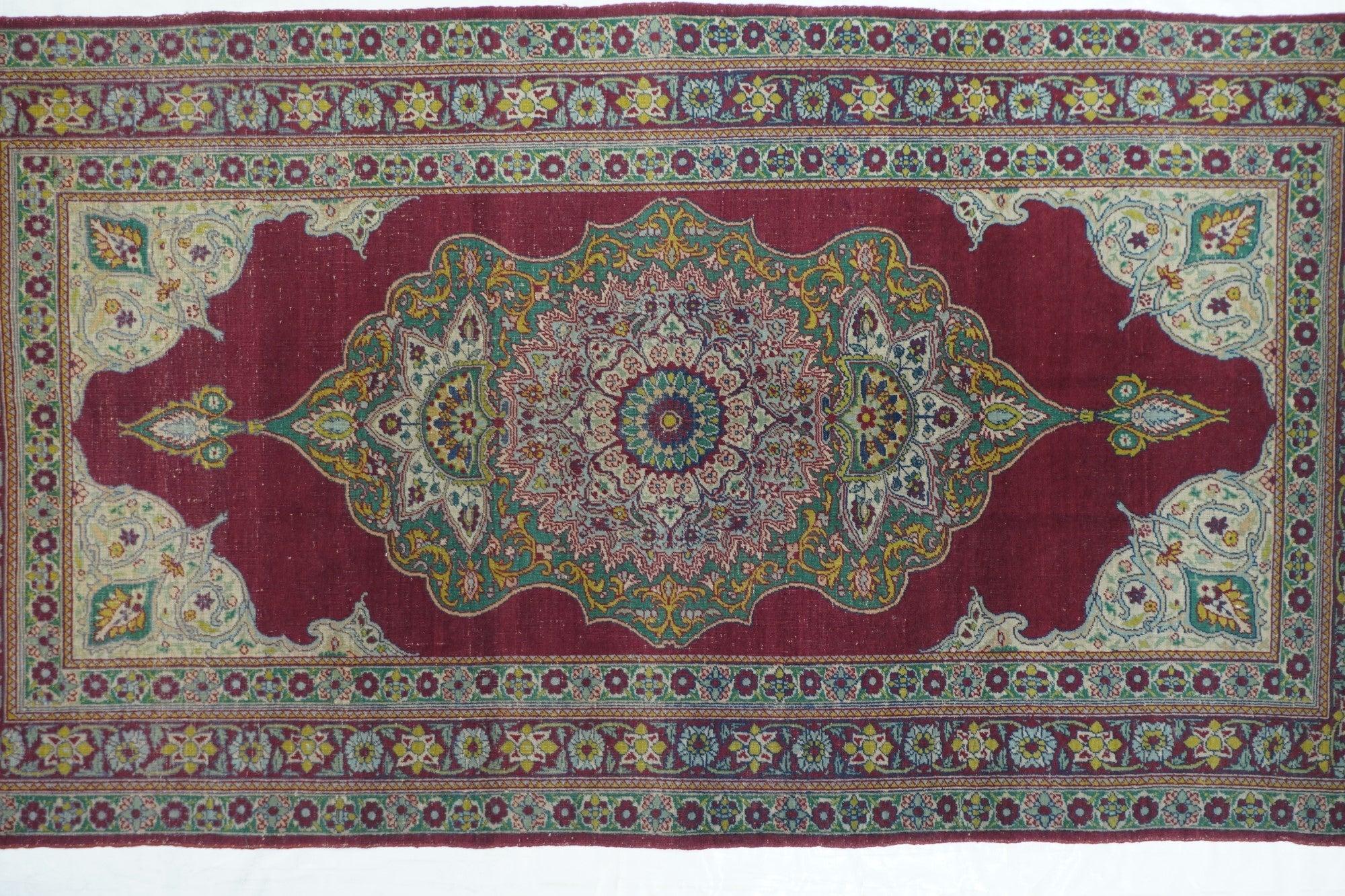 Turkish Antique Sivas Rug 3'9'' x 7'0