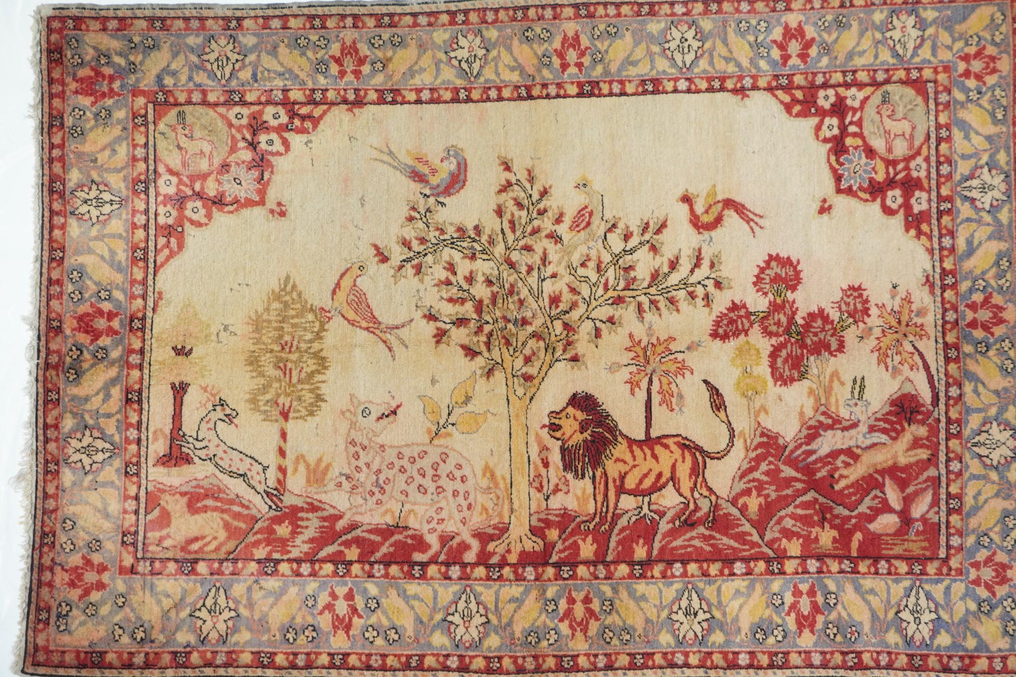 Antiker Sivas-Teppich 5'0'' x 7'3'' im Angebot 3