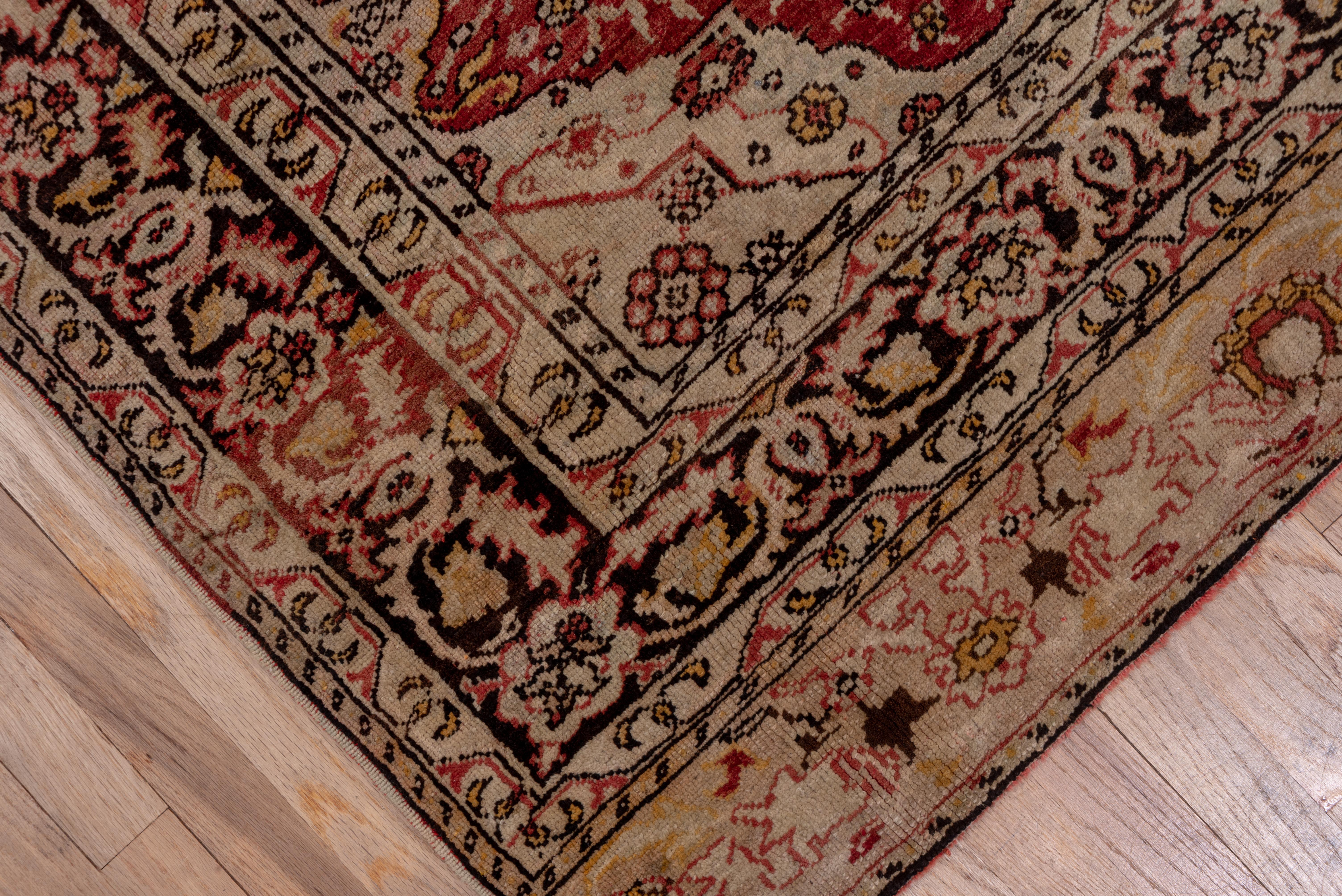 Hand-Knotted Antique Sivas Runner, circa 1930s For Sale
