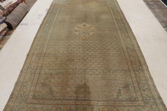 Antiker antiker Sivas-Teppich aus Bronze und blauer Wolle von Teppich & Kelim