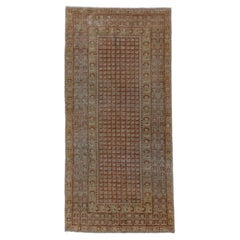 Antique Sivas with Rust Red Field with A Leaf Design