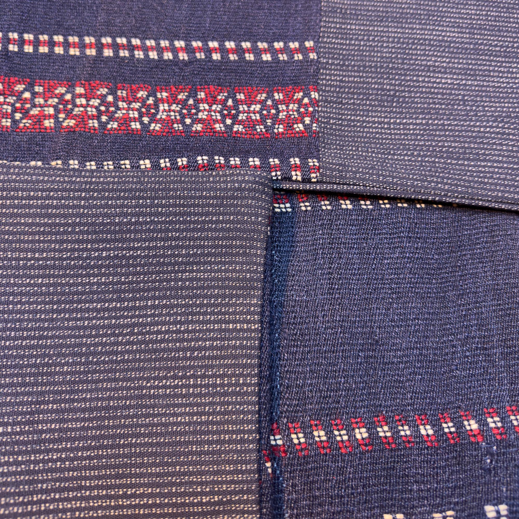Tissage Housse d'oreiller ancienne en laine de Sivas (paire) en vente