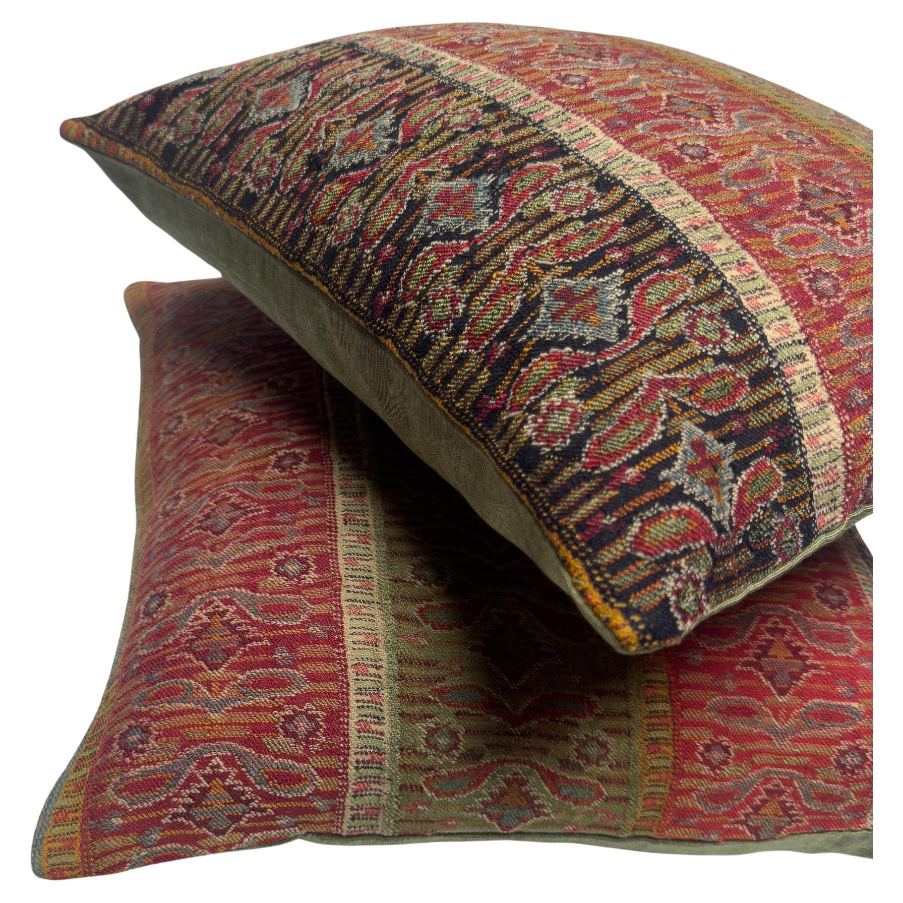 Antique Sivas Wool Pillow Covers (Pair)