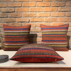 Antique Sivas Wool Pillow Covers (Trio)